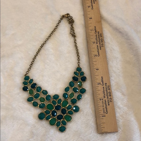 Faux Turquoise Fashion/Statement Jewelry Set - Picture 2 of 4